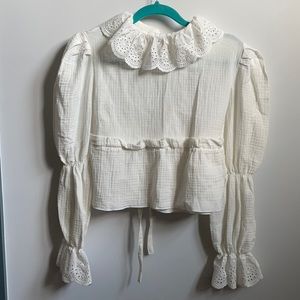 AVM ruffle blouse